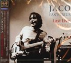 JACO PASTORIUS Last Live 1986 album cover