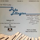 JAMEY AEBERSOLD For You To Play... Duke Ellington Nine Greatest Hits album cover