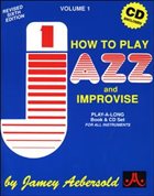JAMEY AEBERSOLD How To Play Jazz And Improvise, Vol. 1 (Book & Cd) album cover