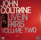 JOHN COLTRANE Live In Paris Volume Two album cover