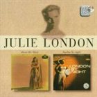 JULIE LONDON About the Blues / London by Night album cover