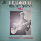 LEAD BELLY Leadbelly Con Woody Guthrie & Cisco Houston ‎: Midnight Special vol. 3 album cover