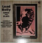LEAD BELLY Leadbelly Sings And Plays album cover