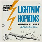 LIGHTNIN' HOPKINS Lightning Strikes Again (aka Blues Underground aka Fast Life Woman) album cover