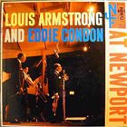 LOUIS ARMSTRONG Louis Armstrong and Eddie Condon ‎: At Newport album cover