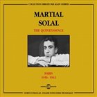 MARTIAL SOLAL Quintessence Paris 1956-1962 album cover