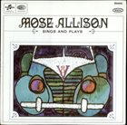 MOSE ALLISON Sings And Plays (aka Takes To The Hills aka V-8 Ford Blues) album cover
