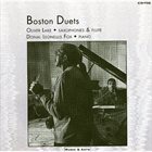 OLIVER LAKE Boston Duets (with Donal Leonellis Fox) album cover