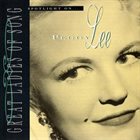 PEGGY LEE (VOCALS) Great Ladies of Song Spotlight on ... Peggy Lee album cover