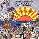 RICK FAY Rick Fay And His Summa Orchestra ‎: This Is Where I Came In album cover