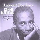 RONNIE MATHEWS Lament for Love album cover