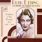 RUTH ETTING Glorifier of American Song album cover