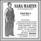 SARA MARTIN In Chronological Order, Volume 3 (1924-1925) album cover
