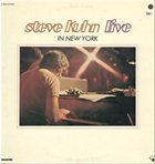 STEVE KUHN Live in New York album cover