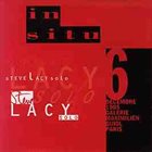 STEVE LACY Solo 6 Decembre 1985 Galerie Maximilien Guiol Paris album cover