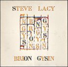 STEVE LACY Steve Lacy, Brion Gysin ‎: Songs album cover