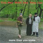TINA MAY More than You Know album cover