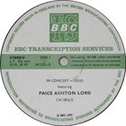 TONY ASHTON Paice Ashton & Lord ‎: In Concert-152 album cover