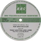 TONY ASHTON Tony Ashton, Jon Lord : Stereo Pop Special-80 album cover