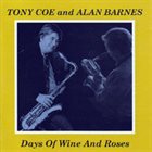 TONY COE Days of Wine and Roses album cover
