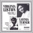 VIRGINIA LISTON Virginia Liston, Vol. 2: 1924-1926 album cover