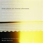 WAYNE HORVITZ Some Places Are Forever Afternoon album cover