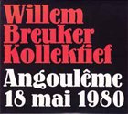 WILLEM BREUKER Angoulême 18 Mai 1980 album cover