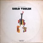ZBIGNIEW SEIFERT Solo Violin album cover