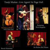TISZIJI MUÑOZ - Live Again! at Page Hall with Nick Brignola cover 