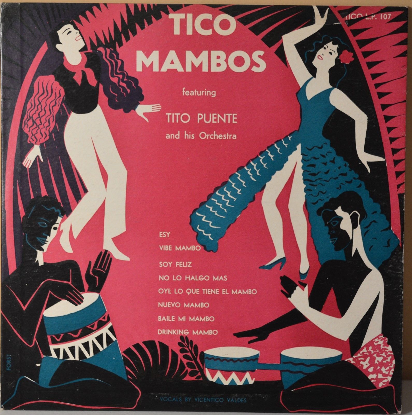 TITO PUENTE - Mambos By Tito Puente Volume Three cover 