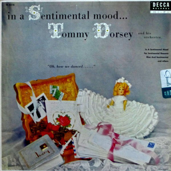TOMMY DORSEY & HIS ORCHESTRA - In a Sentimental Mood... cover 