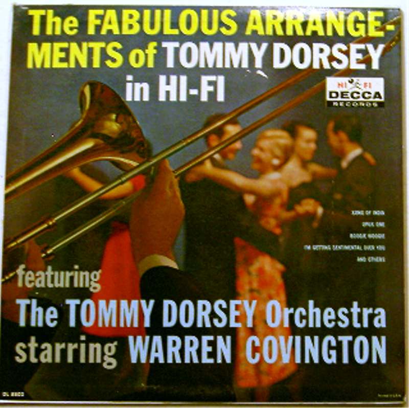 TOMMY DORSEY & HIS ORCHESTRA - The Fabulous Arrangements of Tommy Dorsey in Hi-Fi cover 