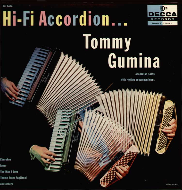 TOMMY GUMINA - Hi-Fi Accordion... cover 