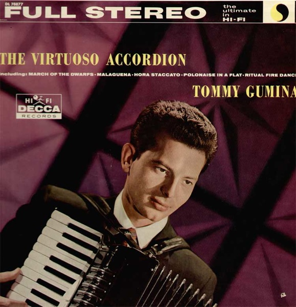 TOMMY GUMINA - The Virtuoso Accordion cover 