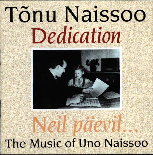 TÕNU NAISSOO - Dedication cover 