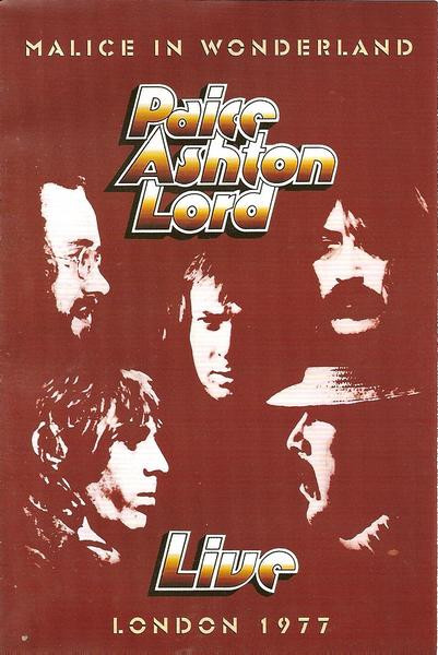 TONY ASHTON - Paice Ashton Lord : Live - Malice In Wonderland cover 