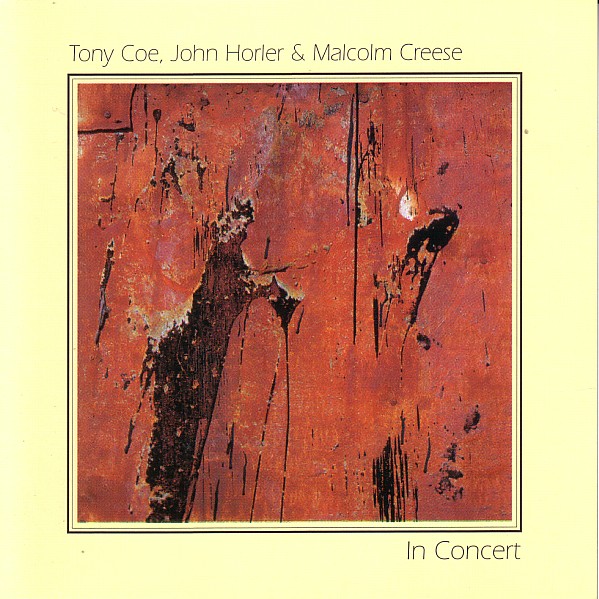 TONY COE - In Concert cover 