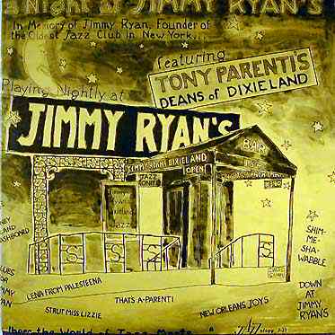 TONY PARENTI - A Night At Jimmy Ryan's cover 