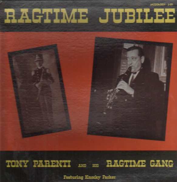 TONY PARENTI - Ragtime Jubilee cover 