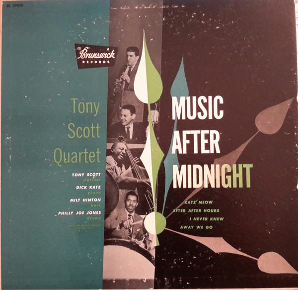 TONY SCOTT - Tony Scott Quartet : Music After Midnight cover 