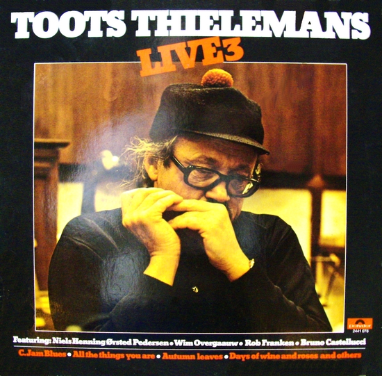 TOOTS THIELEMANS - Live 3 cover 