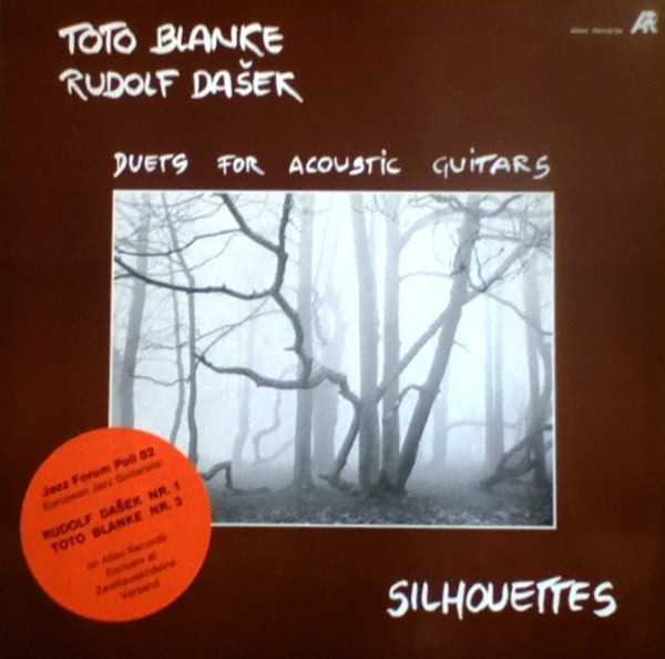 TOTO BLANKE - Toto Blanke, Rudolf Dašek ‎– Silhouettes : Duets For Acoustic Guitars cover 