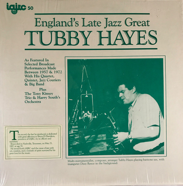 TUBBY HAYES - England´s Late Jazz Great cover 