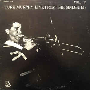 TURK MURPHY - Live From Cinegrill Vol 2 cover 
