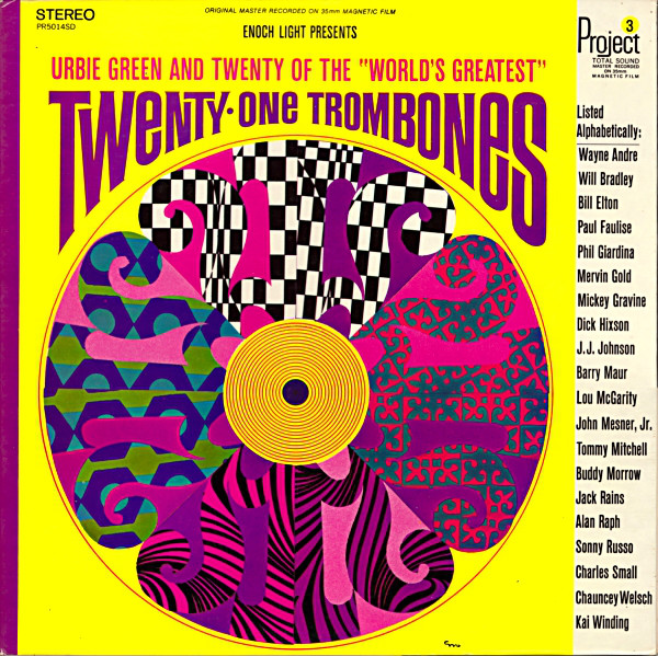 URBIE GREEN - Twenty-One Trombones (1967) cover 