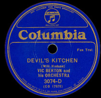 VIC BERTON - Devils Kitchen cover 