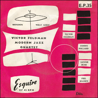 VICTOR FELDMAN - Modern Jazz Quartet  (E.P.35) cover 