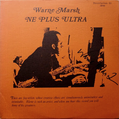 WARNE MARSH - Ne Plus Ultra cover 