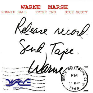 WARNE MARSH - Release Record, Send Tape cover 