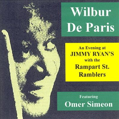 WILBUR DE PARIS - An Evening at Jimmy Ryan's cover 